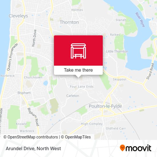 Arundel Drive map