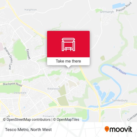 Tesco Metro map