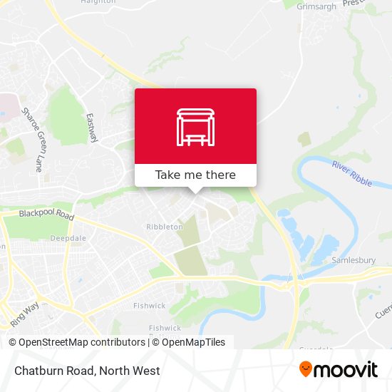 Chatburn Road map