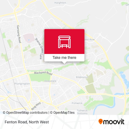 Fenton Road map