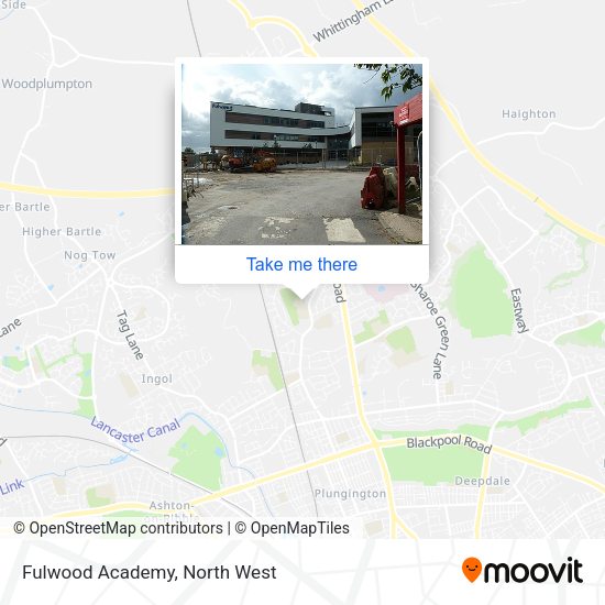 Fulwood Academy map