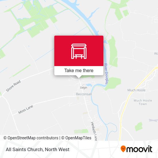 All Saints Church map