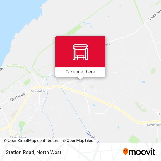 Station Road map