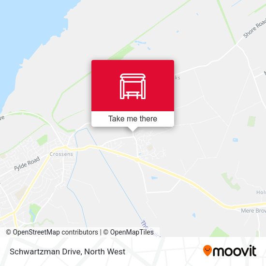 Schwartzman Drive map