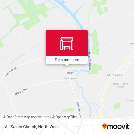 All Saints Church map