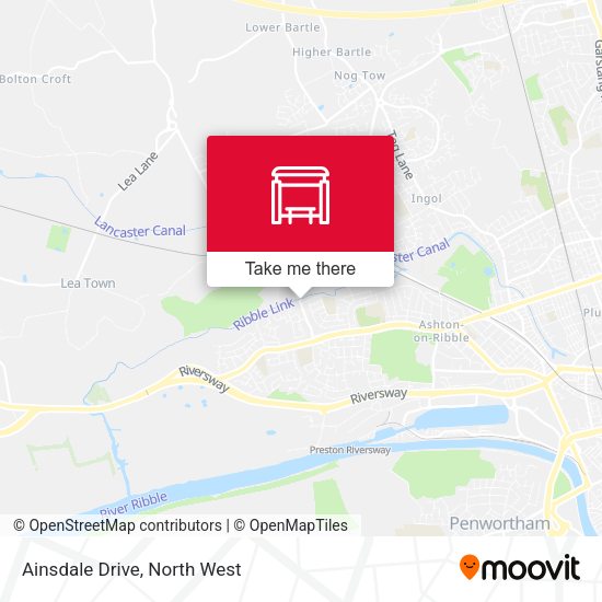 Ainsdale Drive map