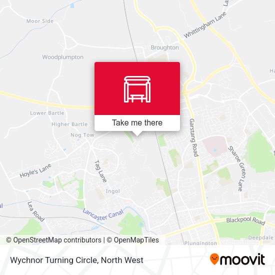 Wychnor Turning Circle map