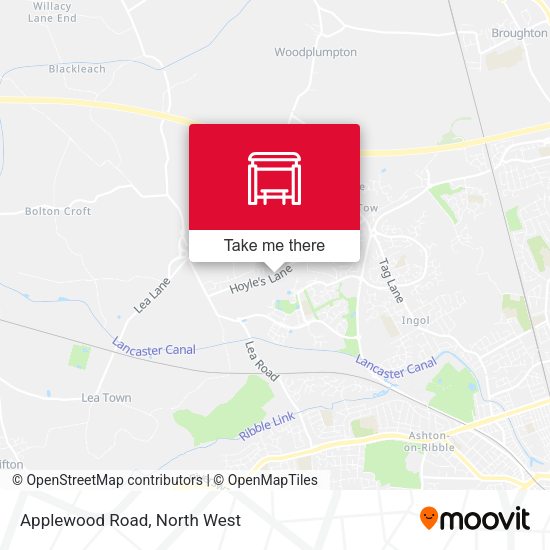 Applewood Road map