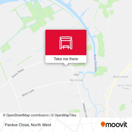 Pardoe Close map