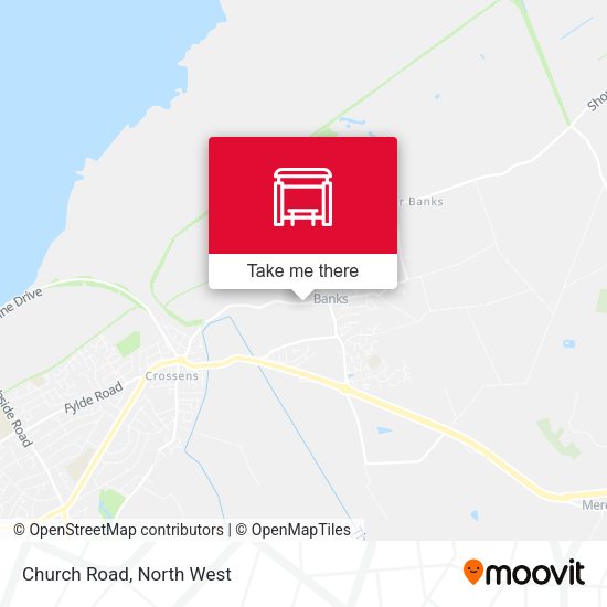 Church Road map