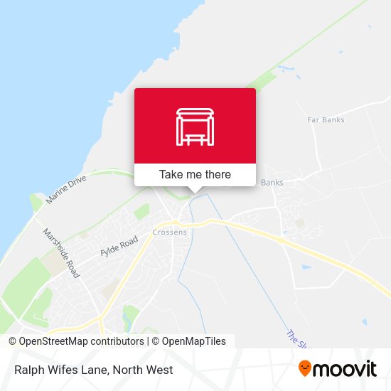Ralph Wifes Lane map
