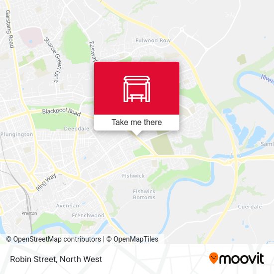 Robin Street map