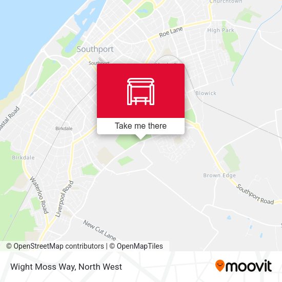Wight Moss Way map