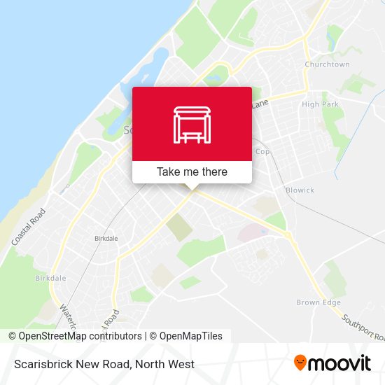 Scarisbrick New Road map