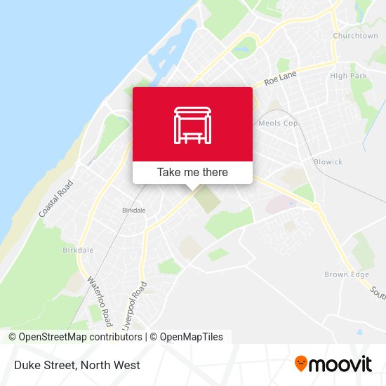 Duke Street map