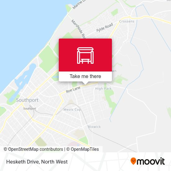 Hesketh Drive map