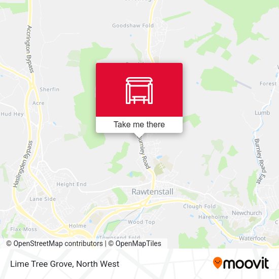 Lime Tree Grove map