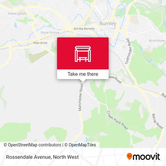 Rossendale Avenue map