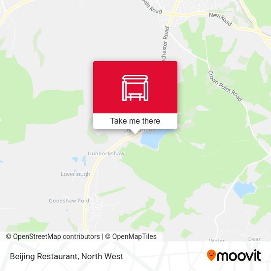 Beijing Restaurant map