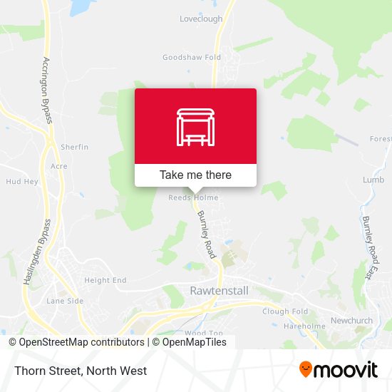 Thorn Street map