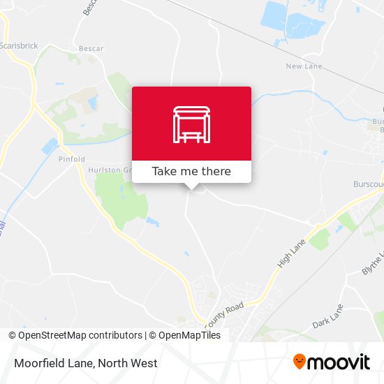 Moorfield Lane map