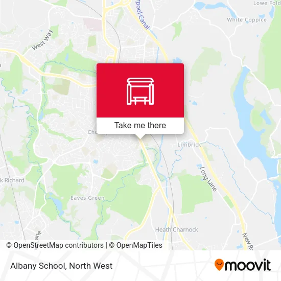 Albany School map