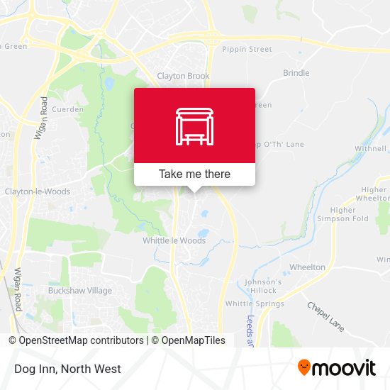 Dog Inn map