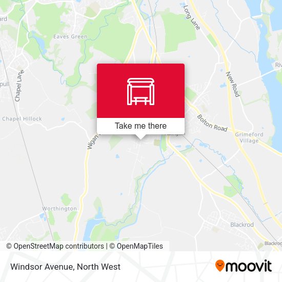 Windsor Avenue map