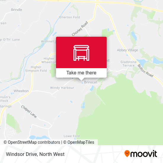 Windsor Drive map