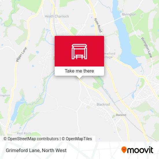 Grimeford Lane map