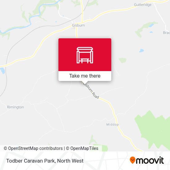 Todber Caravan Park map