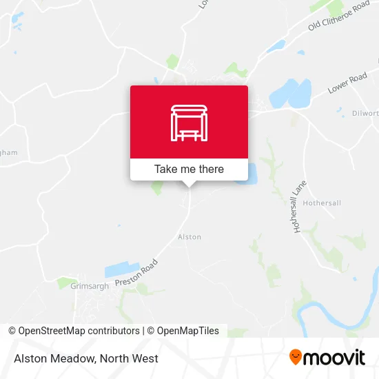 Alston Meadow map