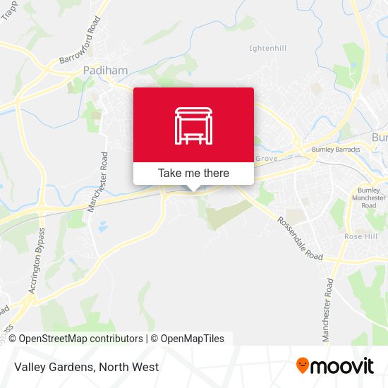 Valley Gardens map