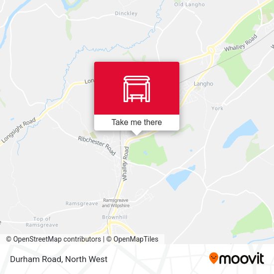 Durham Road map