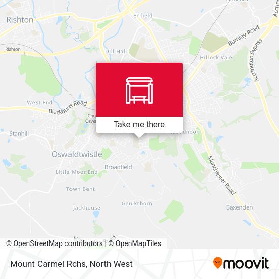 Mount Carmel Rchs map