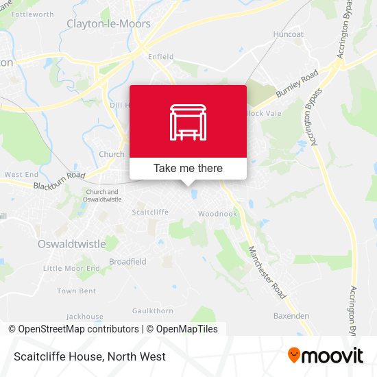 Scaitcliffe House map