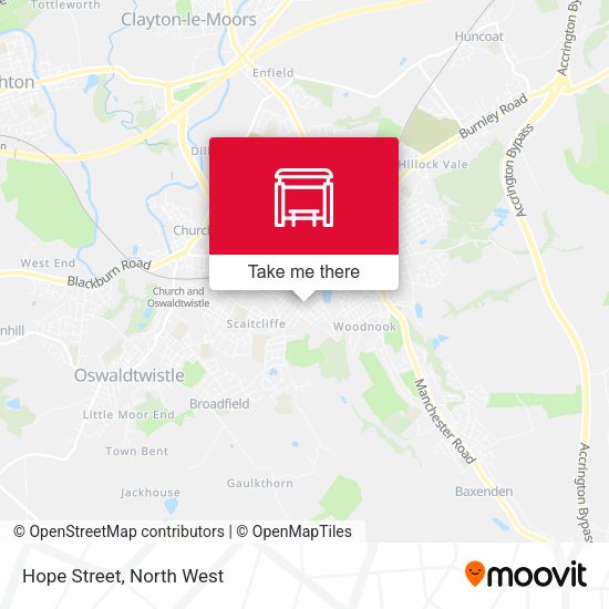 Hope Street map