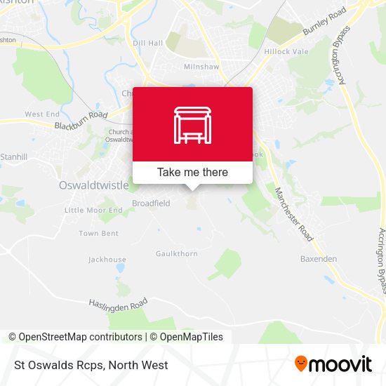 St Oswalds Rcps map
