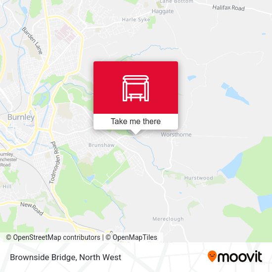 Brownside Bridge map