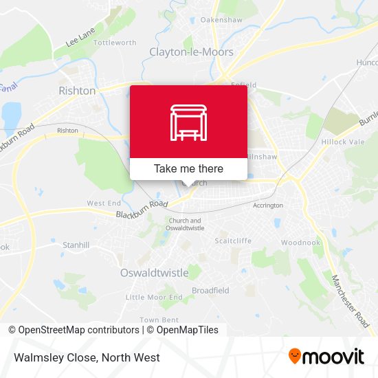 Walmsley Close map
