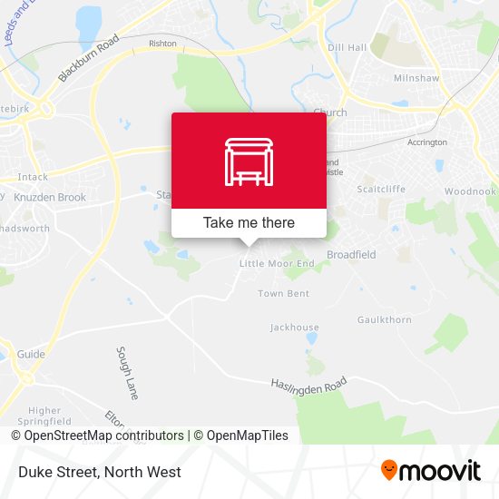 Duke Street map