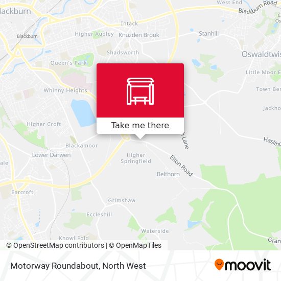 Motorway Roundabout map