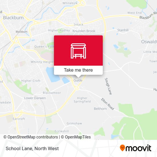 School Lane map