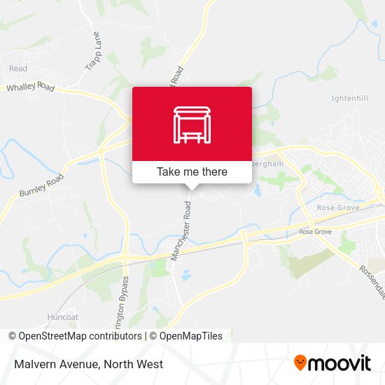 Malvern Avenue map