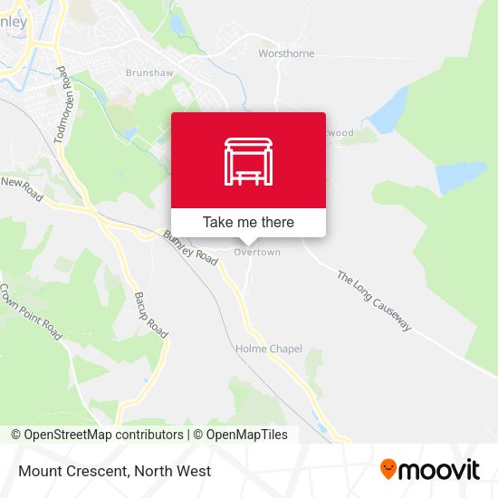 Mount Crescent map