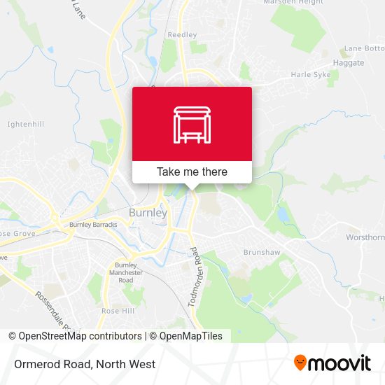 Ormerod Road map