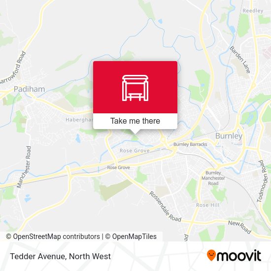 Tedder Avenue map