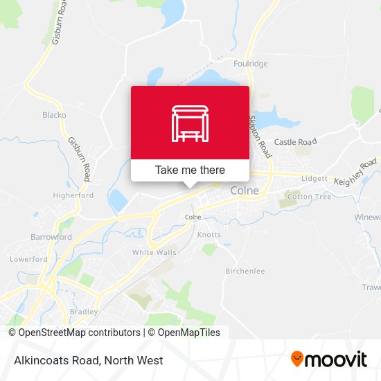 Alkincoats Road map
