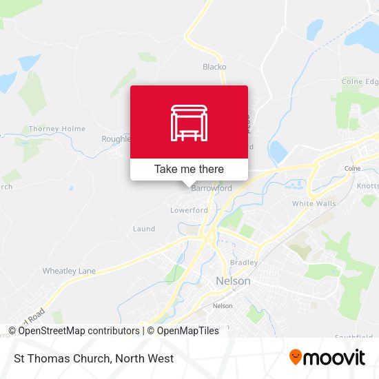 St Thomas Church map