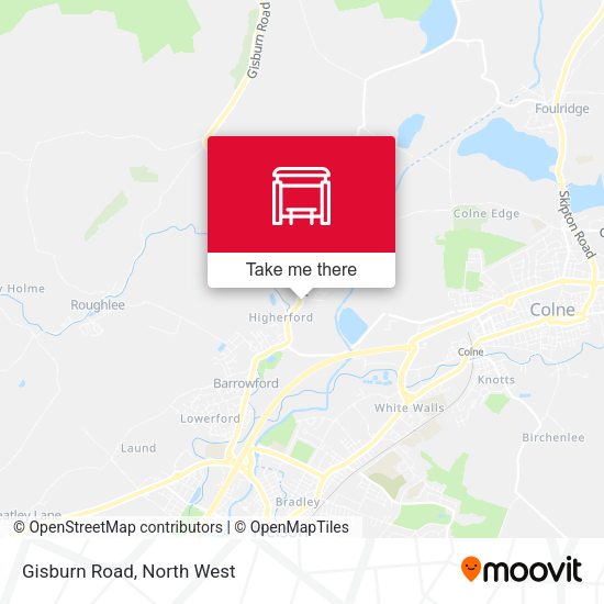 Gisburn Road map